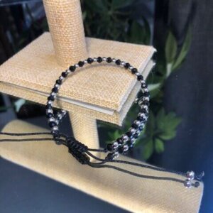 Pulsera cristal negro