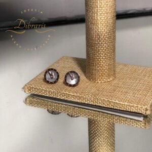 Aretes círculo reloj